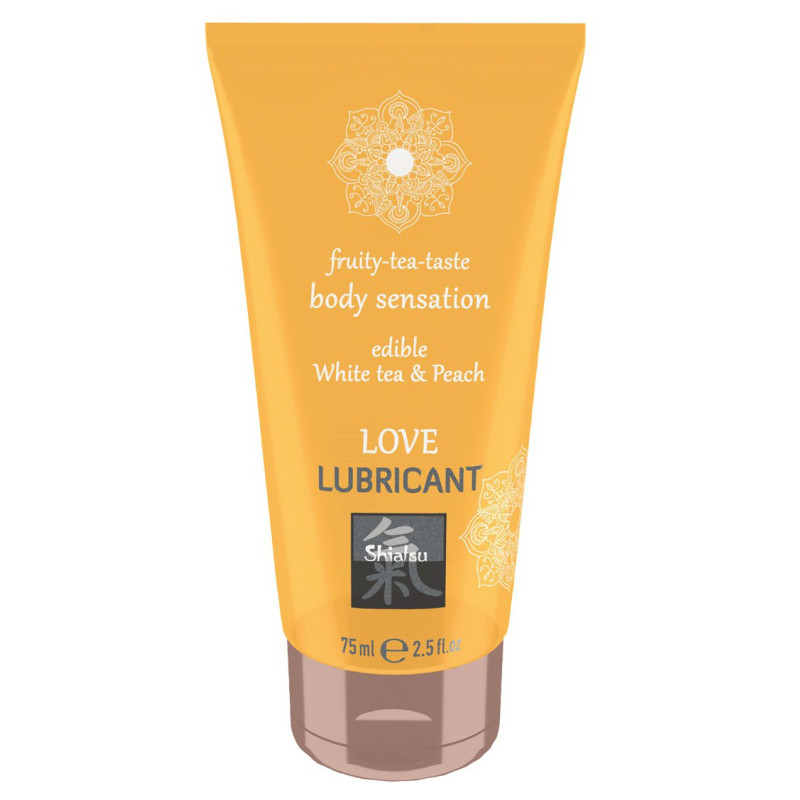 Shiatsu Lubrifiant comestible Thé et Peche 75mL